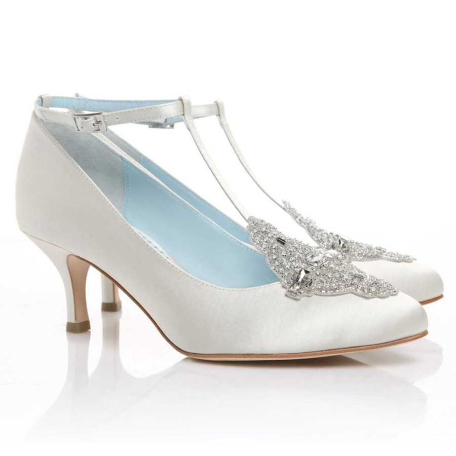 Bridal Bella Belle Shoes | Art Deco Vintage Wedding Shoes White